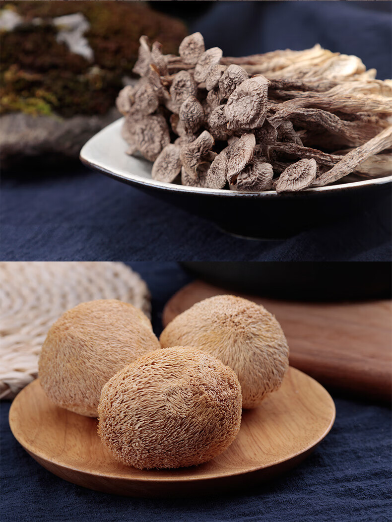 百味山珍年货礼盒装干菌菇羊肚菌干货竹荪野生青头菌