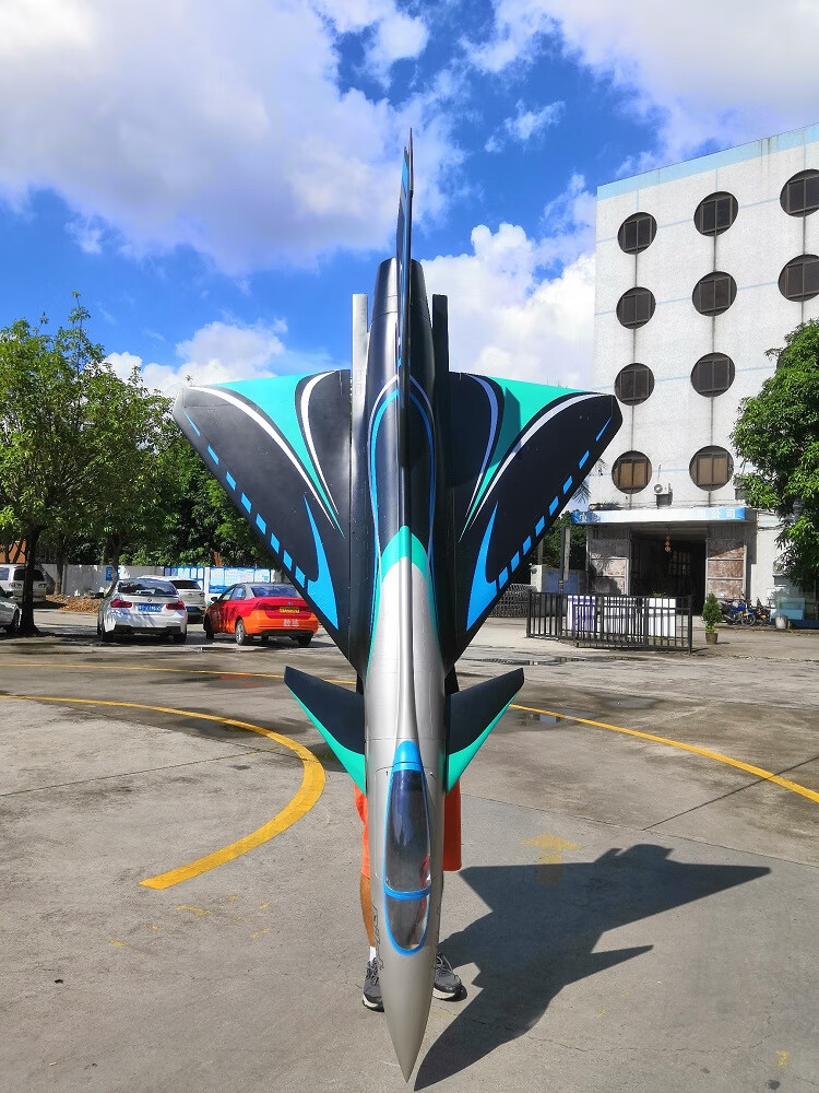 【航模涡喷发动机】耐摔超大型遥控飞机3米歼十歼10复材3d机模型j10