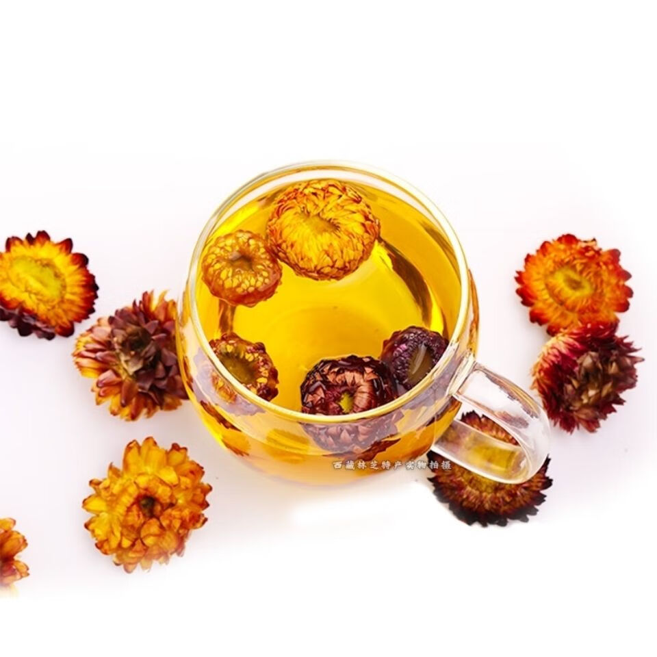 同堂西藏七彩菊花茶七彩菊干花彩色菊藏菊花太阳菊非特级野生七彩菊茶