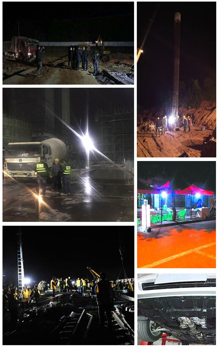 工地加班灯 led碘钨灯工作超亮千瓦灯加班太阳灯户外工地用施工照明灯