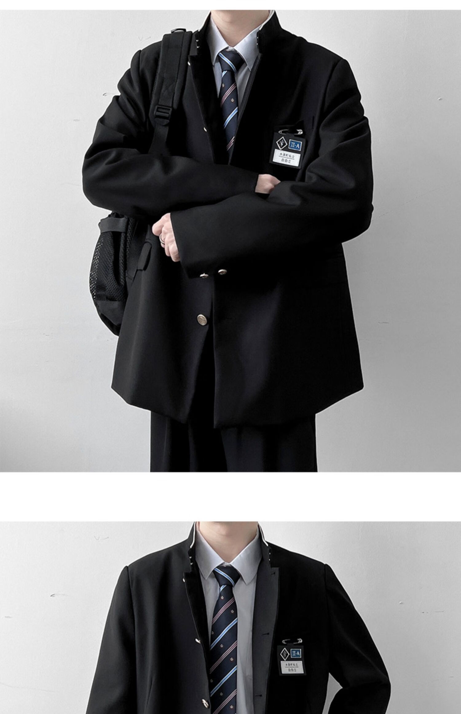 dk制服一套装热血高校制服西装男女生外套jk西服学院风中山装班服