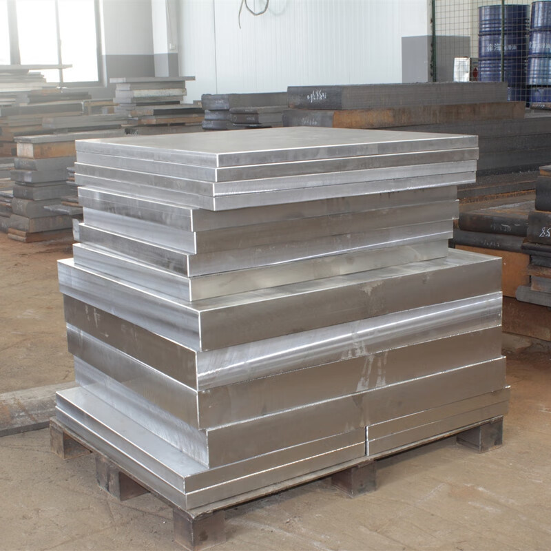 定制45号钢板cr12mov模具钢材p20精光板dc53铁板skd11圆钢q235加工h13