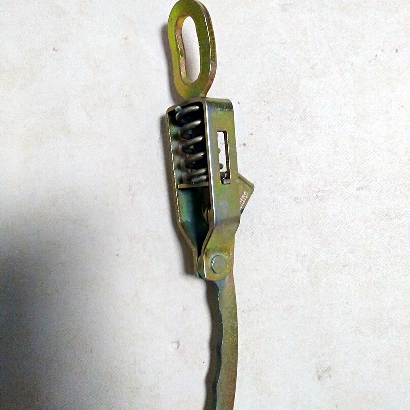 适用于货车车厢锁扣挂钩 三轮车弹簧手扣厢货门把手挂钩 栏板扣搭钩勾