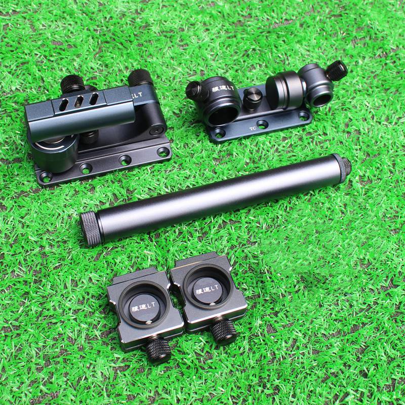 狼途钓箱配件 狼途钓箱配件万向炮台架左右互换铝镁合金高档钓箱箱