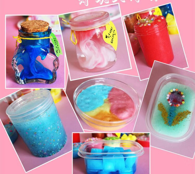 起泡胶 圣诞起泡胶机灵鬼自制做泥小套装盒果酱材料包网红 8号新起泡