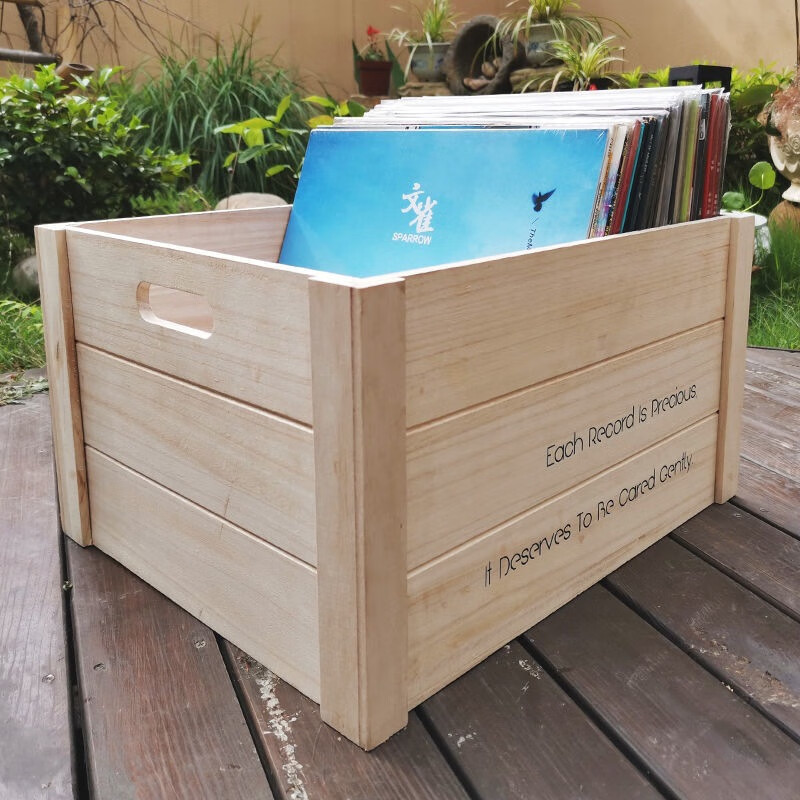 苏墨cd架碟片架黑胶唱片展示架卧室收藏黑胶唱片架架实木架碟片展示架