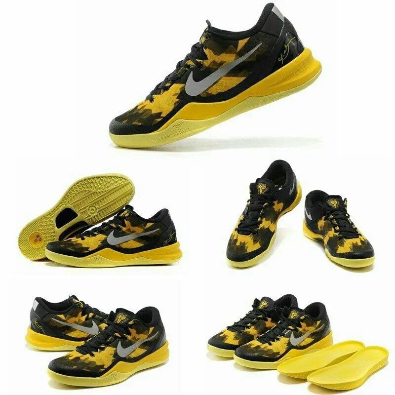 8代复活节彩蛋低帮11黑曼巴全明星气垫耐磨实战篮球鞋男 科比11湖人紫