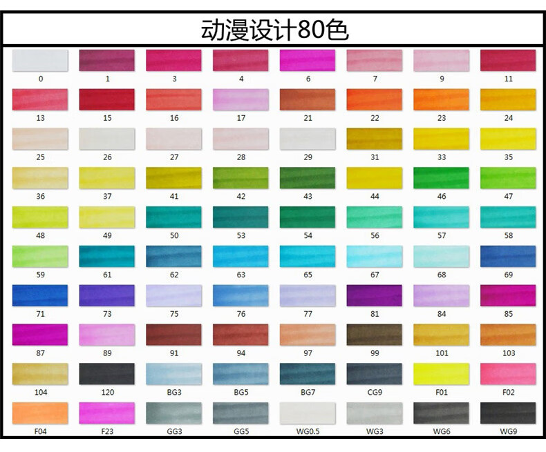 双头高光绘画手绘动漫设计记号笔单买学生用酒精性彩色马克笔水彩笔