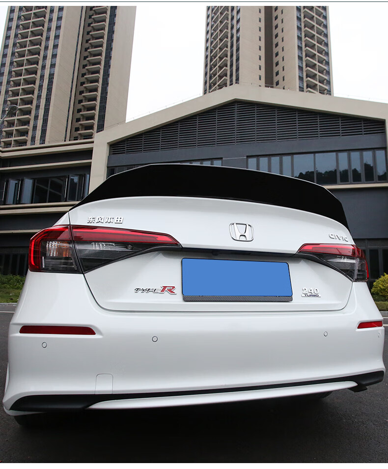 22款本田十一代思域车标适用于240功率标typer尾标无限英文字标志改装