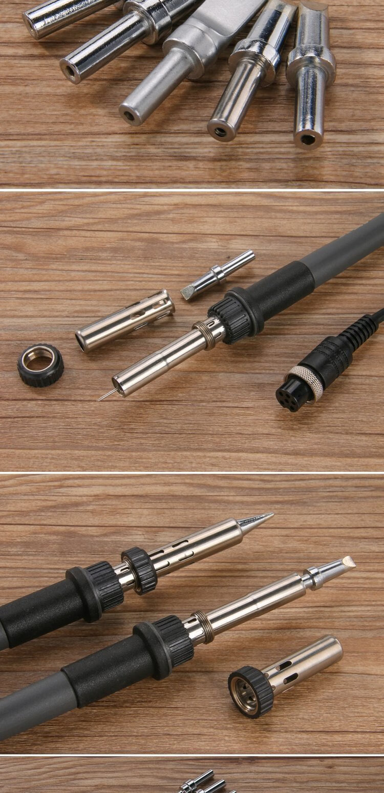 500高频焊台烙铁头恒温电烙铁usb自动机器人电焊头洛铁头平头500m42d