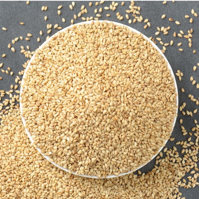 现炒熟白芝麻 生芝麻黑芝麻即食免洗熟黑芝麻干净无沙颗粒饱满 精选色