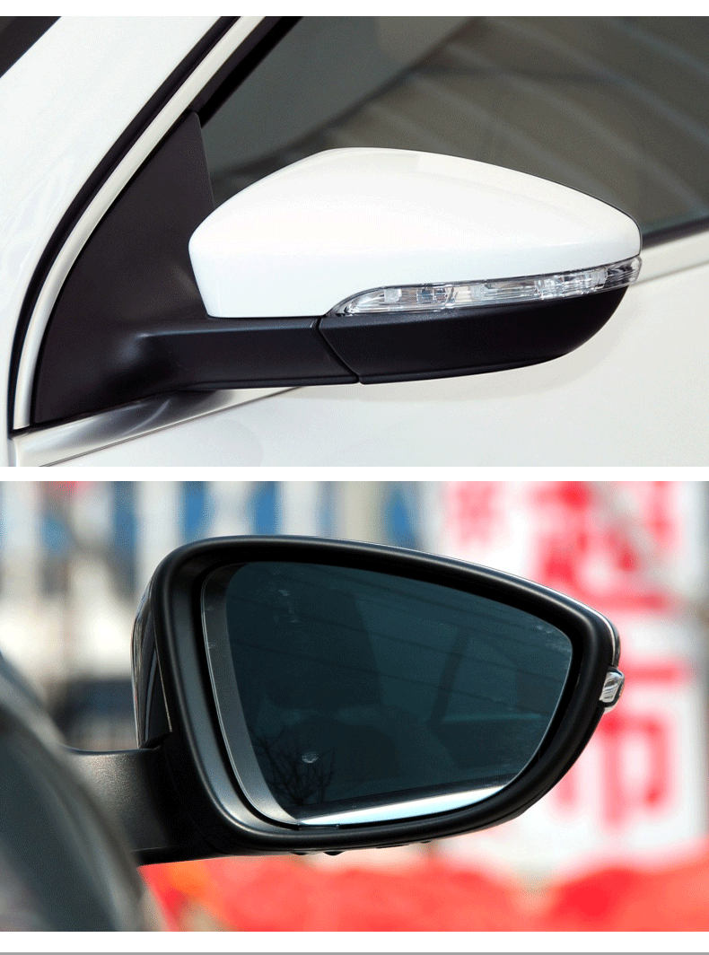 适用于大众10-18款cc左右后视镜倒车镜反光镜观后镜总成带烤漆 9线 主