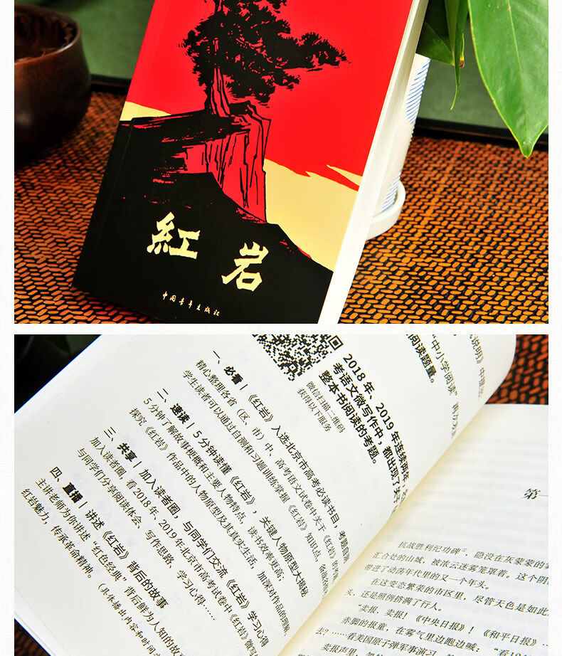 【官方正版】红岩正版原著 人民文学出版社七年级课外阅读