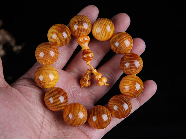 追属印尼血龙木手串全透光沉水手链男冰种老料正宗佛珠手串男清漆款血