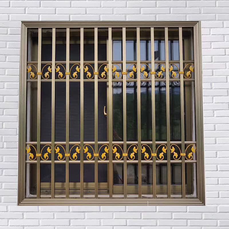 金鼎加铝合金防盗防护窗防盗网家用自装室外儿童围栏安全飘窗定制金