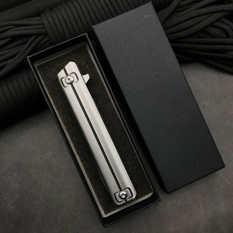 冠蔻 云舵 叠刀折全钢指挥官d2钢刀折高硬度户刀外防身锋利随身轴承快