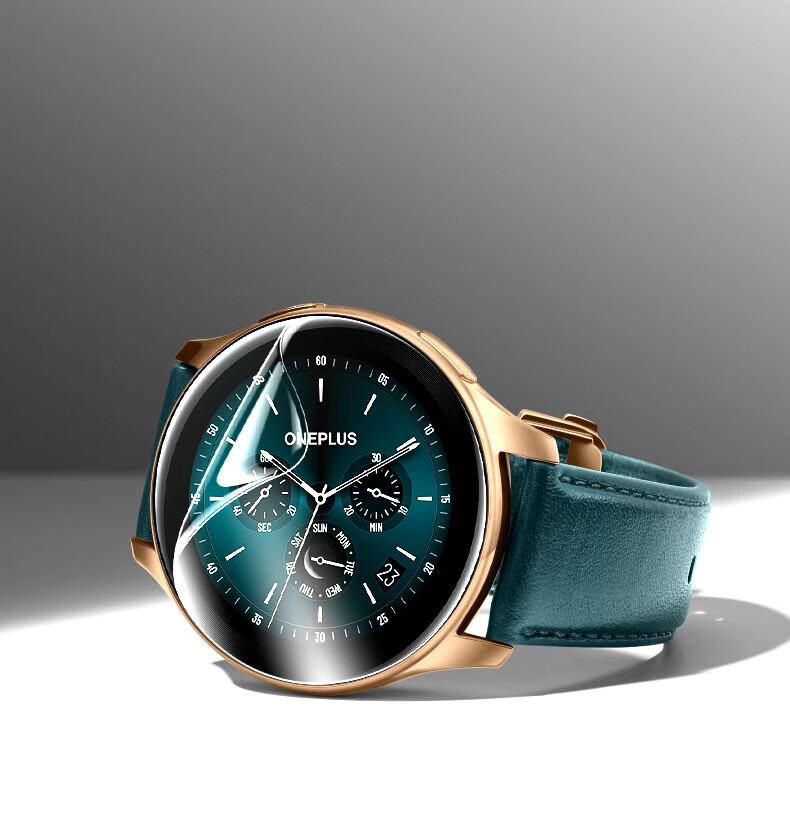 一加手表膜oneplus watch水凝膜1加保护膜智能运动手表钢化膜全屏覆盖