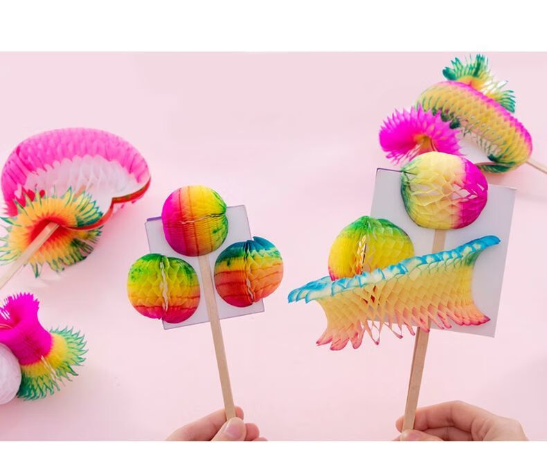 怀旧玩具艺术百变纸翻花七十二变十八变手工翻变纸花玩具100个装小号