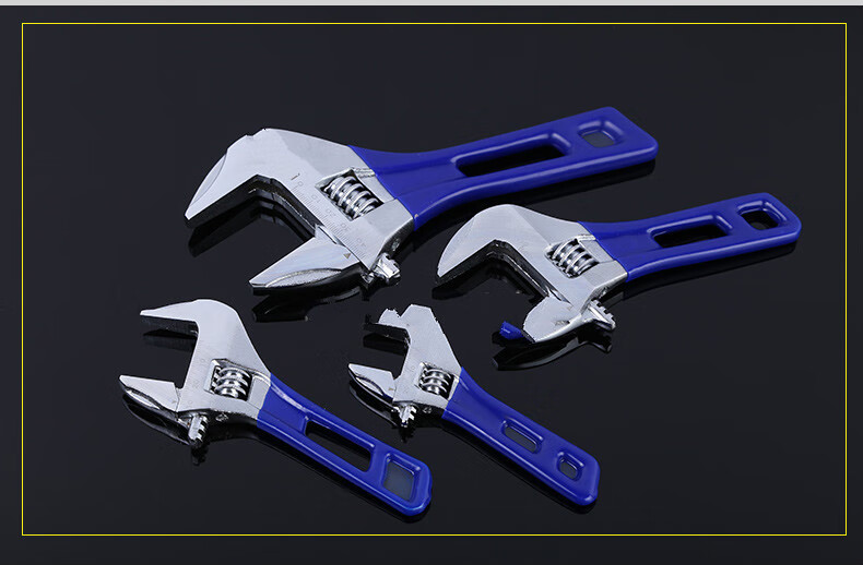 佰霆迷你活扳手小活络扳手活动扳手超大开口短柄轻便超轻水暖工具 特