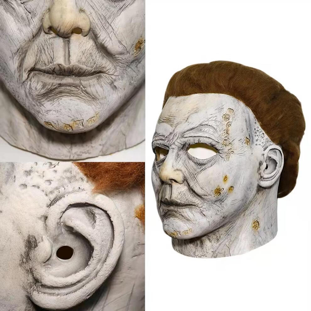 迈克尔面具 月光光心慌慌面具迈克尔迈尔斯头套cos麦克梅尔面罩恐怖