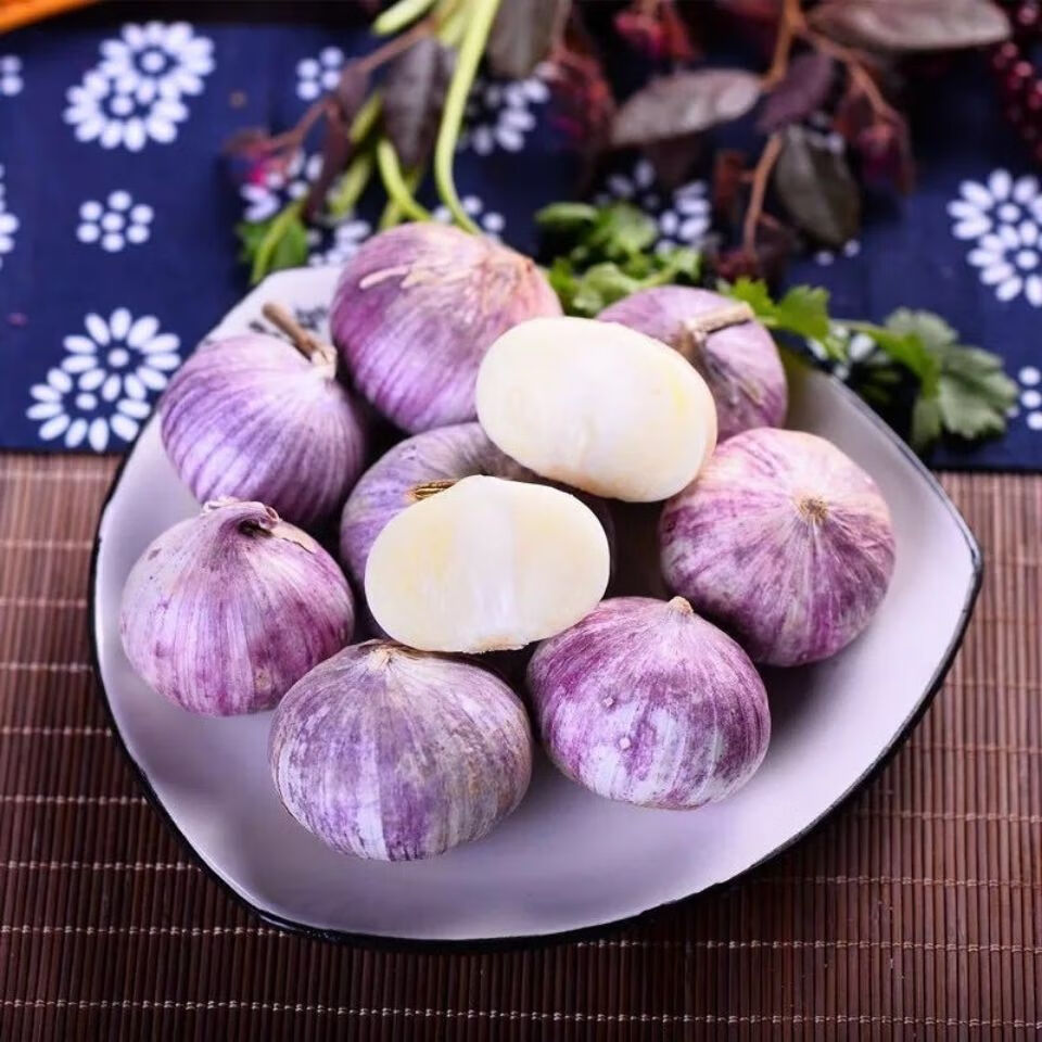 【工厂直供】2021现挖新鲜独蒜头湿蒜紫皮蒜独头蒜