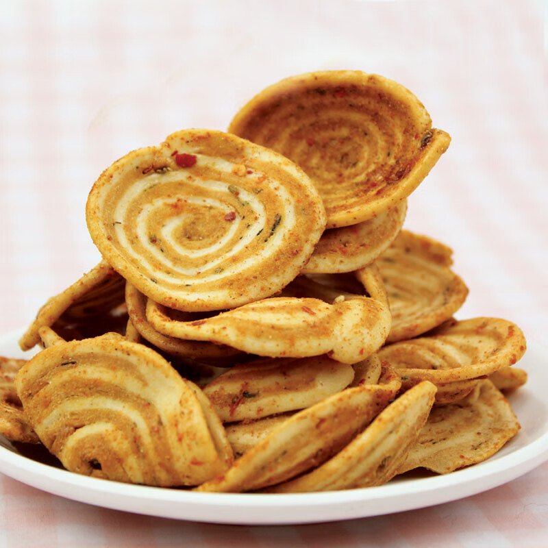 膨化休闲零食特色零食猫耳朵谷力脆肥肠酥酥素食212g麻辣 猫耳朵5袋