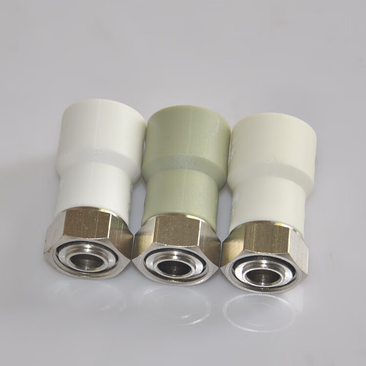 4分20加厚ppr热水器活直接弯头三通铜弯水管接头活接bl全塑三通