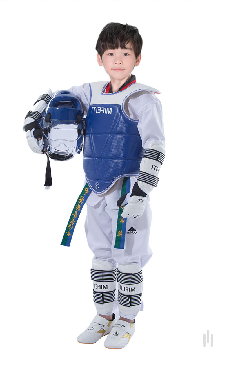 跆拳道护具全套跆拳道护具全套儿童护手脚护甲头盔面罩防护六实战件套