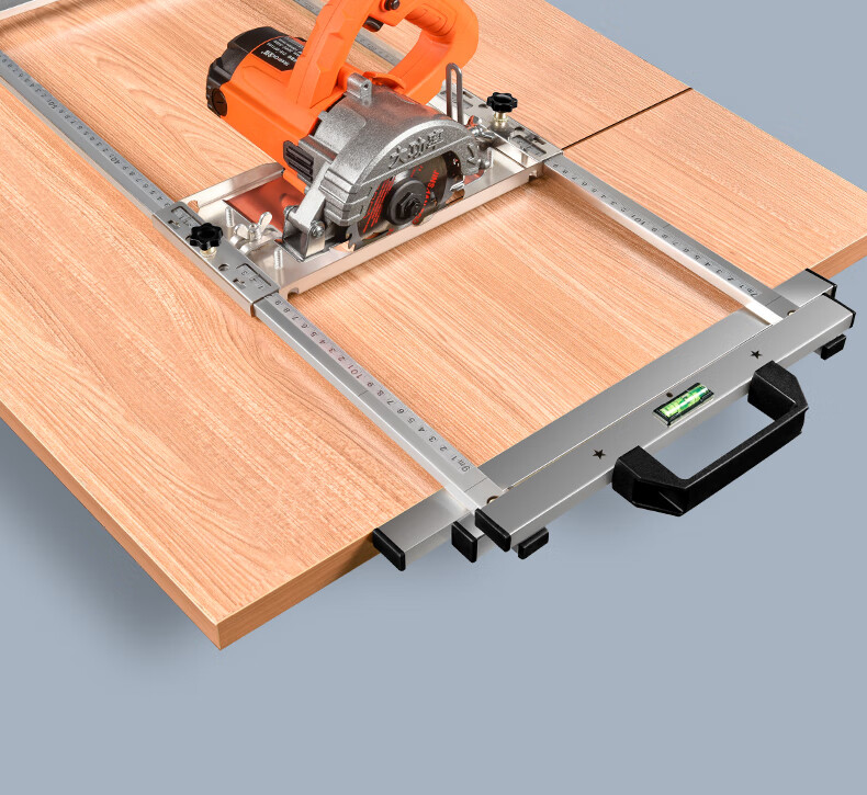 切割机云石机裁板手提锯底板多功能木工板改装定位架装修工具 裁板