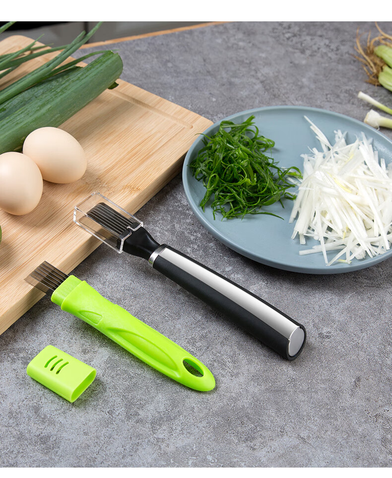 切葱丝神器304不锈钢切葱丝神器细家用厨房切丝刀刮葱刨葱花芹菜多