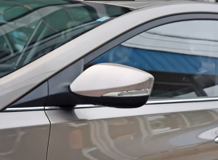 适用于北京现代朗动倒车镜总成12至16款朗动后视镜带漆左右反光镜 副