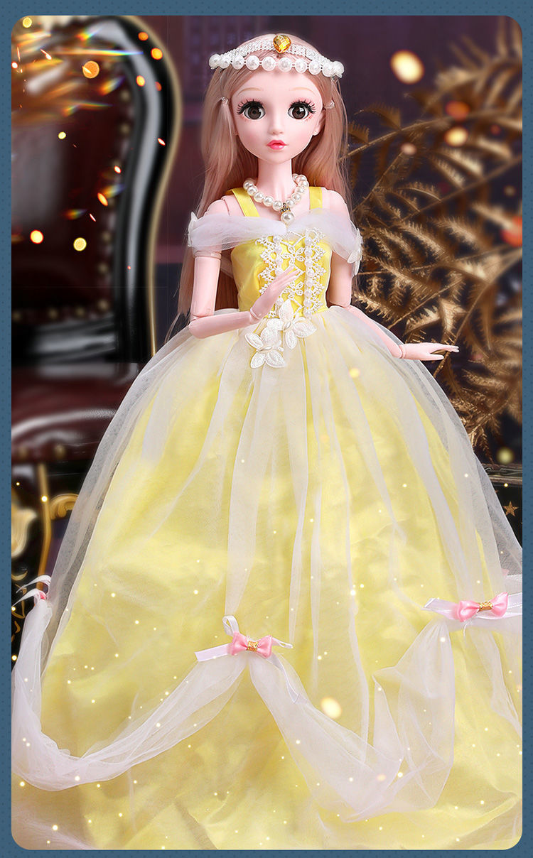 60厘米超大号芭比娃娃新款套装女孩公主会说话儿童玩具礼物衣服布