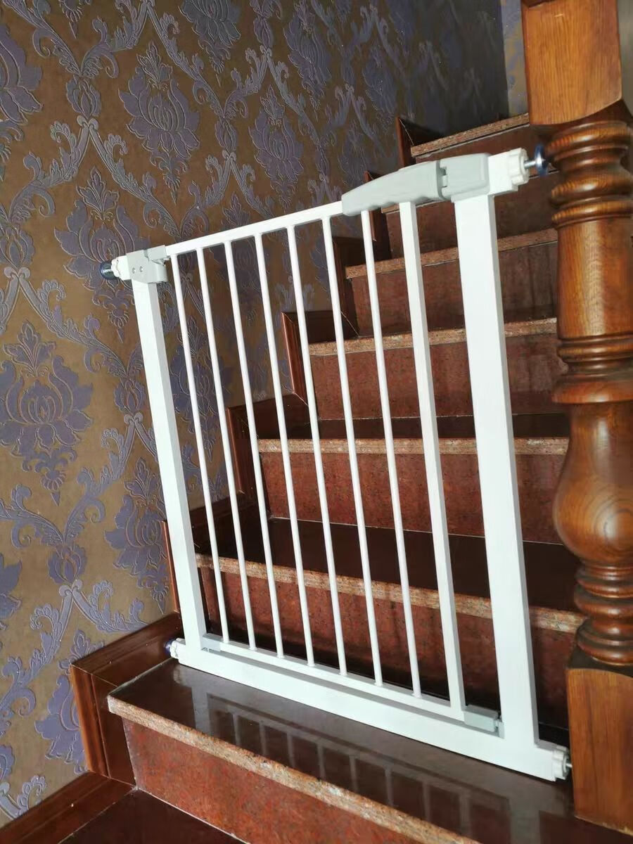 y楼梯口护栏儿童安全门宝宝防护栏栏杆围栏隔离宠物栅栏室内免打孔地