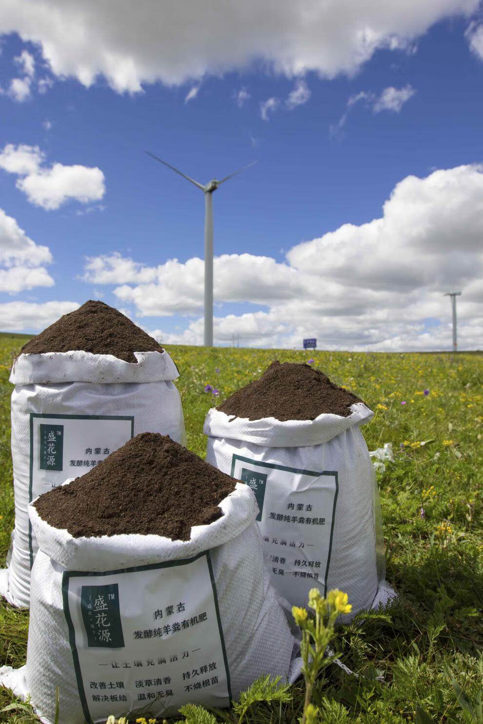 内蒙古纯发酵羊粪盛花源内蒙古发酵纯羊粪有机肥无臭腐熟底肥通用型