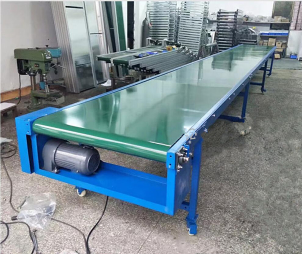 快递分拣流水线电商皮带输送带小型传送带物流装卸货爬坡机输送机