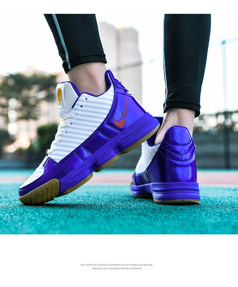 篮球鞋男联名欧文言莆田高标aj鸳鸯红白蓝实战耐磨夏季作战训练高帮