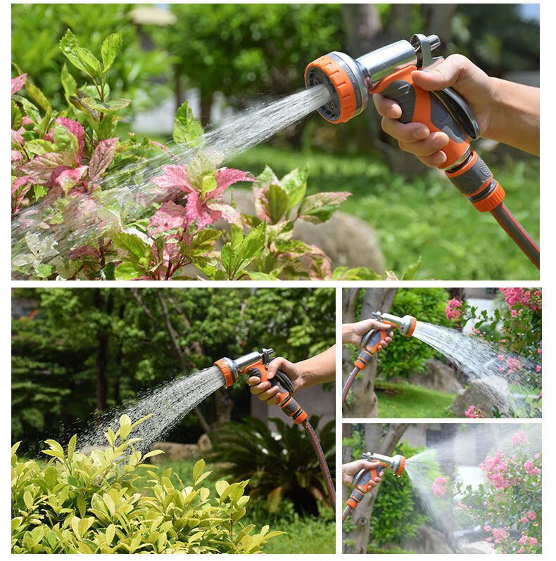 浇花水管软管花园庭院子浇水浇菜水枪喷头家用洗车神器收纳车套装 a9