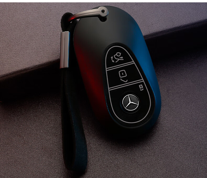 适用2022款奔驰c260l钥匙套女c级新c200l壳e300l扣s400l包s450l男的