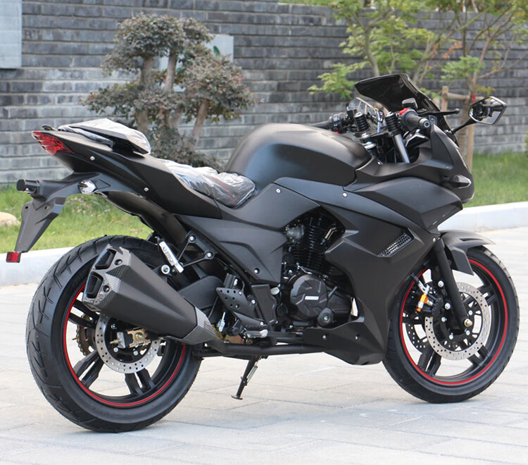 可上牌重型机车250双缸电喷摩托车跑车整车地平线街车公路赛趴赛 白色