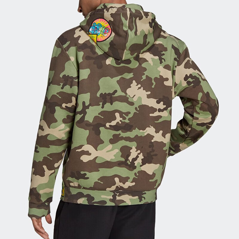 阿迪达斯 (adidas) 三叶草男装jeremy scott联名连帽舒适卫衣h53373