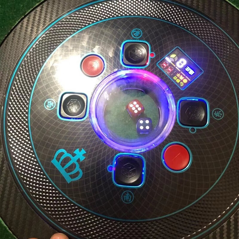 闽喃哥透明水晶骰子三杰天虎鑫科金汇战神水晶色子全自动麻将牌机防