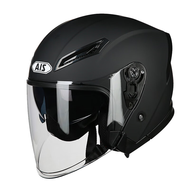 头盔男女半盔覆式四季电动车夏季电动摩托车安头帽头灰盗机车 绿洲配