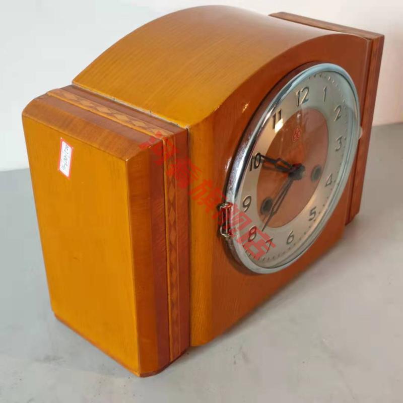 德国三五牌座钟 怀旧老物件古董古玩国产三五牌555座钟台钟机械钟表