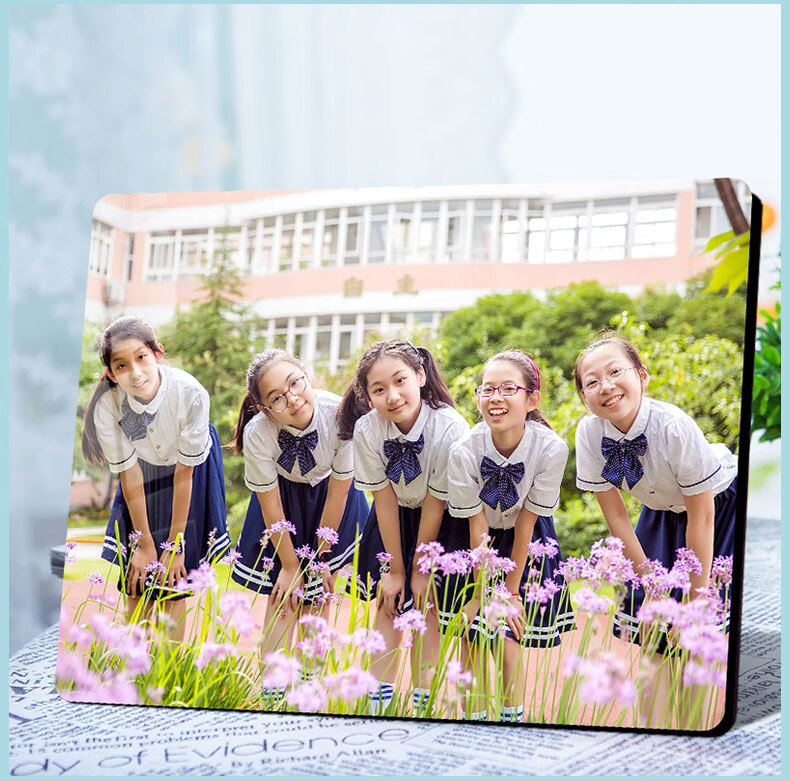 毕业照相框 幼儿园小学中学大学毕业季相框水晶摆台集体纪念班级合影