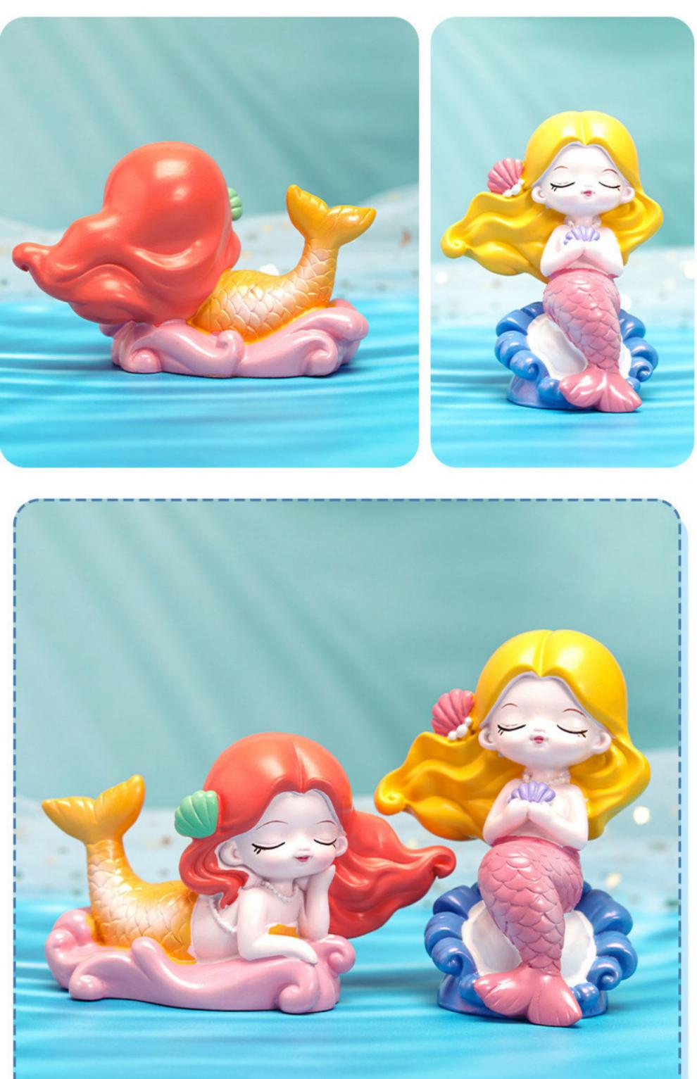 海洋之心美人鱼女孩盲盒玩具网红新款男生版女孩儿童生日礼物 漫步
