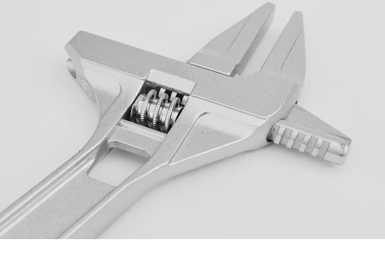 卫浴扳手短柄大开口活动水龙头洗脸盆下水器淋浴拆卸工具大开口铝合金