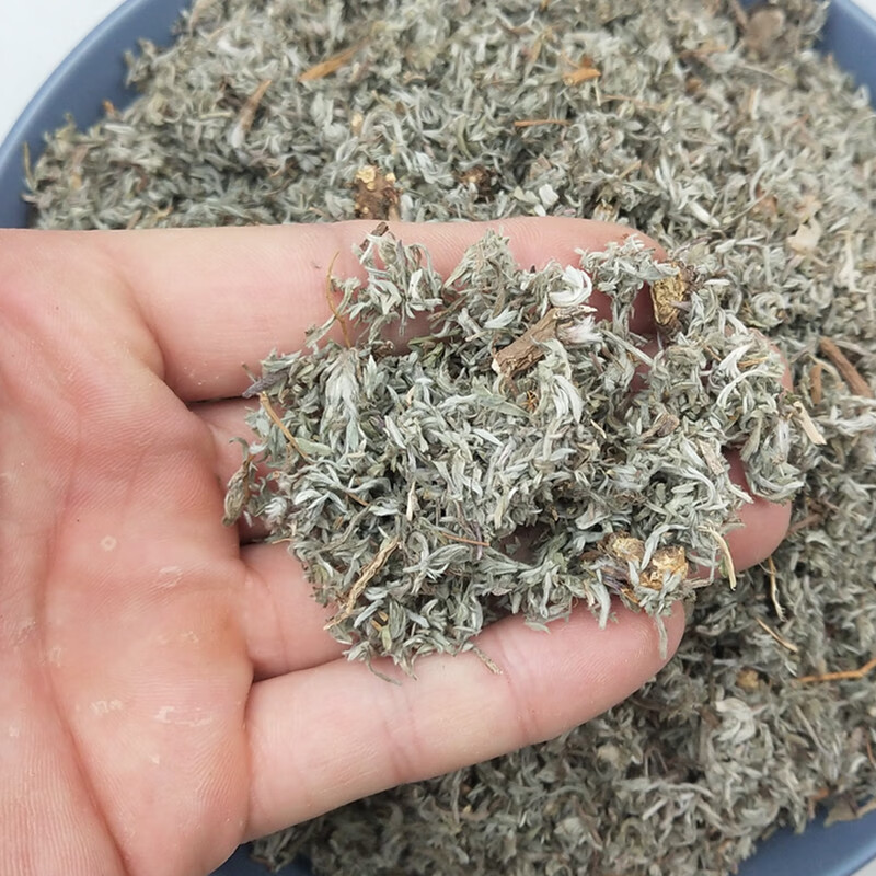 茵陳野生新鮮乾貨草綿茵陳茶因陳白蒿硫500g