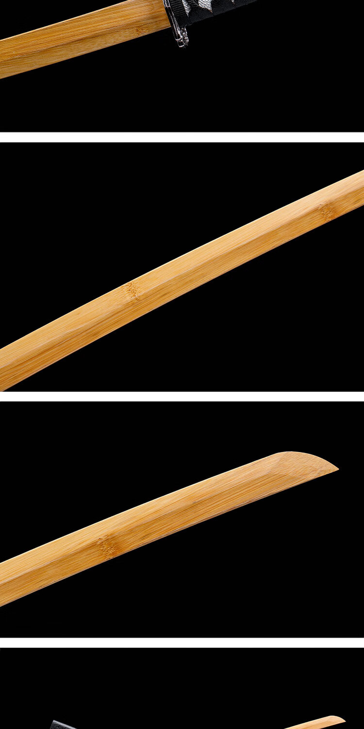 somepet唐直刀长款木刀带鞘日式居合道实木制日本武士刃练习刀剑木质