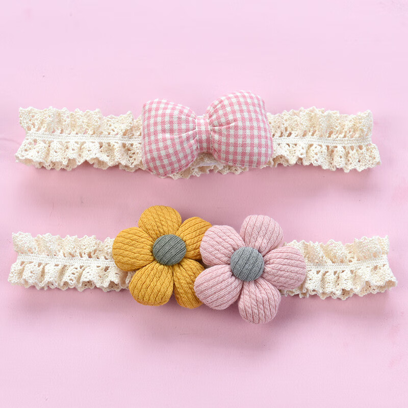 婴儿发带公主可爱头饰女宝宝婴幼儿百天周岁拍照儿童发饰006