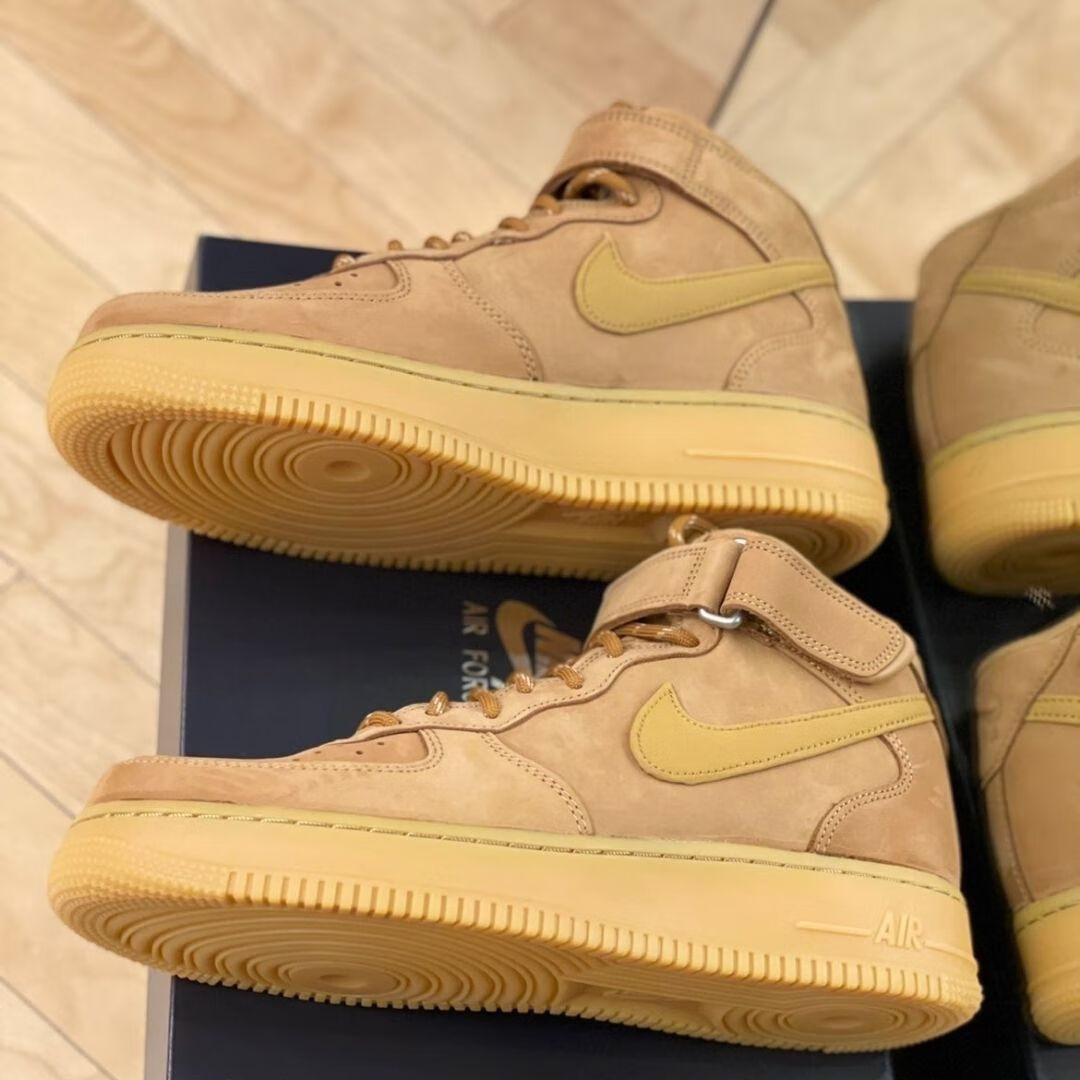 中国专卖官方新版 af1 mid 高品质麂皮 空军一号中帮 情侣休闲运动